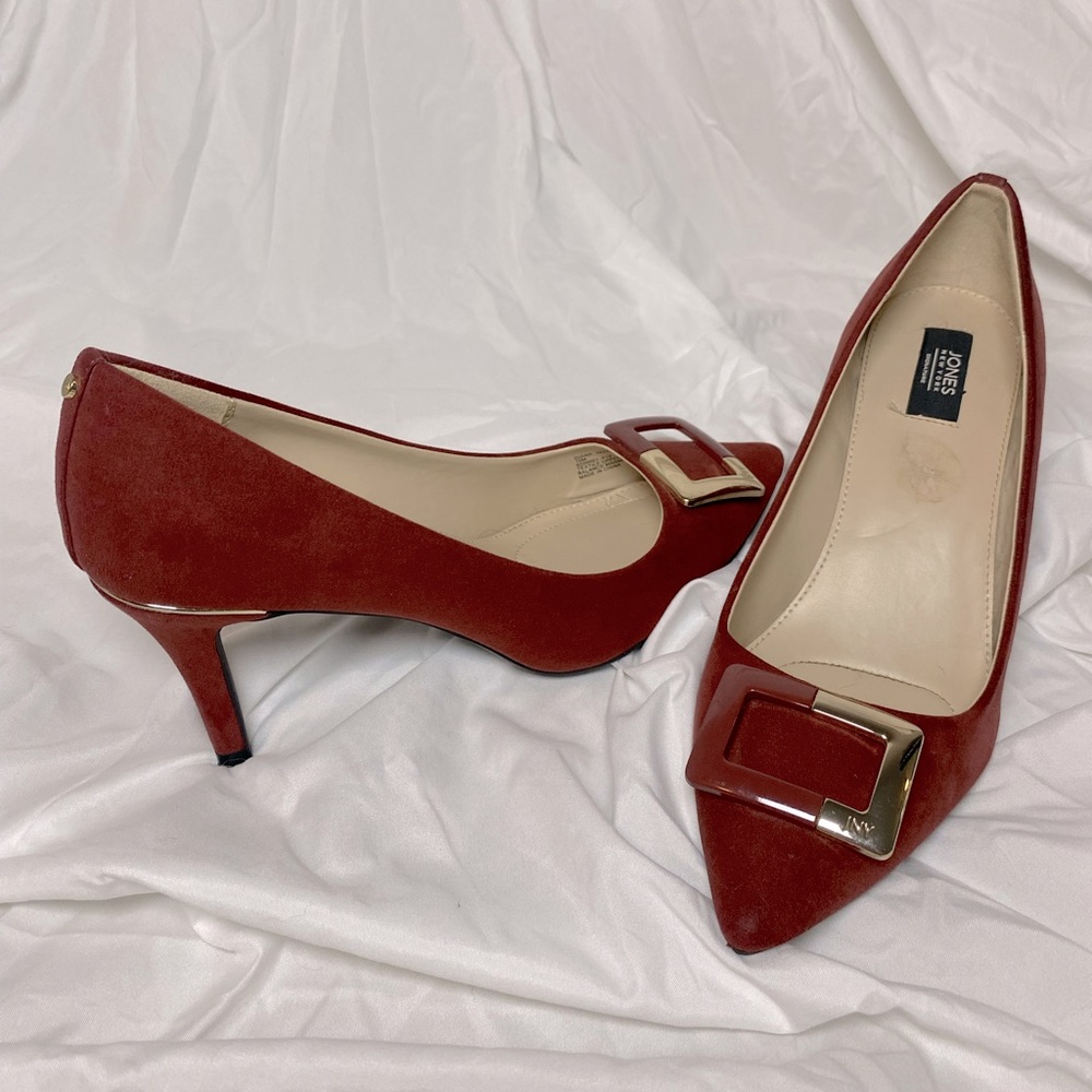 Burnt red classy heel
